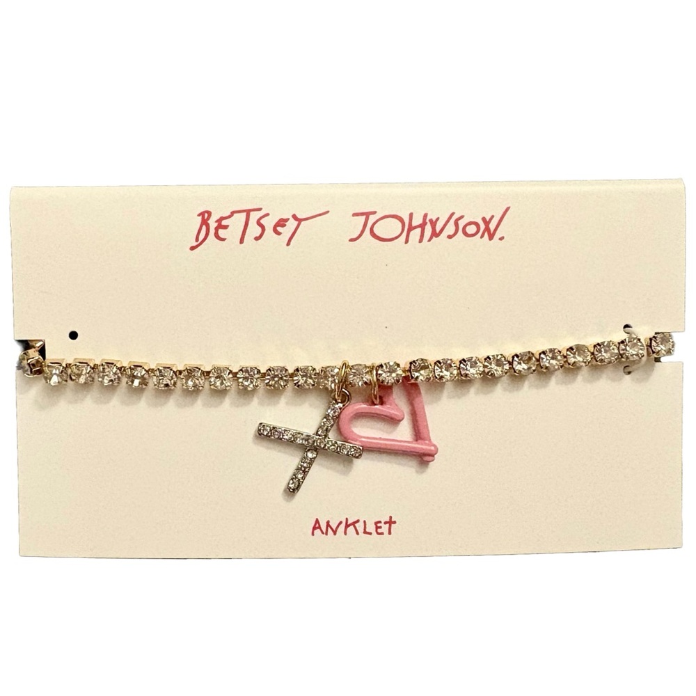 💕 Betsey Johnson Heart Anklet 💕